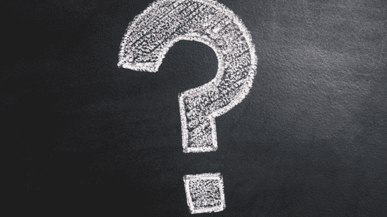 question mark